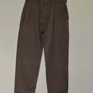haggar Men's Brown Chino Pants Casual Work Comfortable Travel‎ 36X32